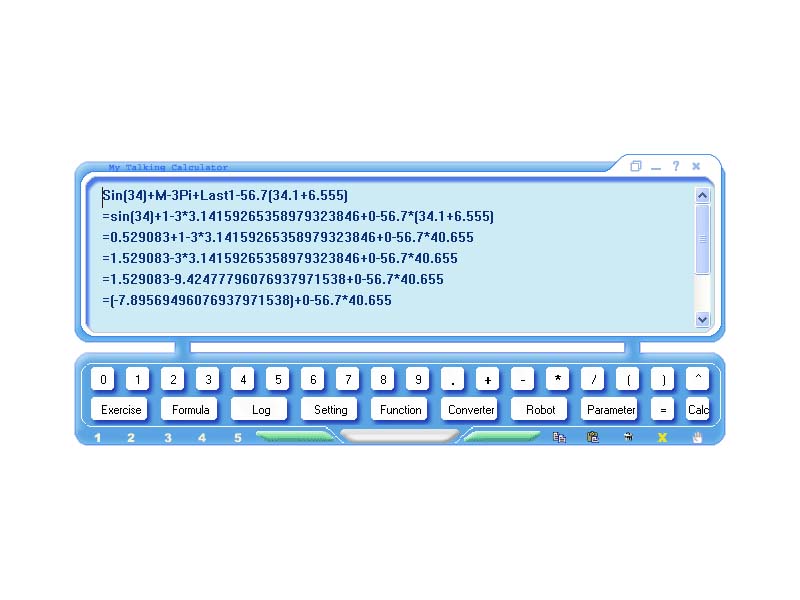 Screenshot for My Talking Calculator 4.18